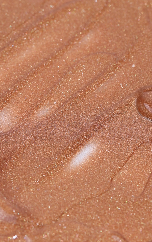 Liquid highlighter in bronze